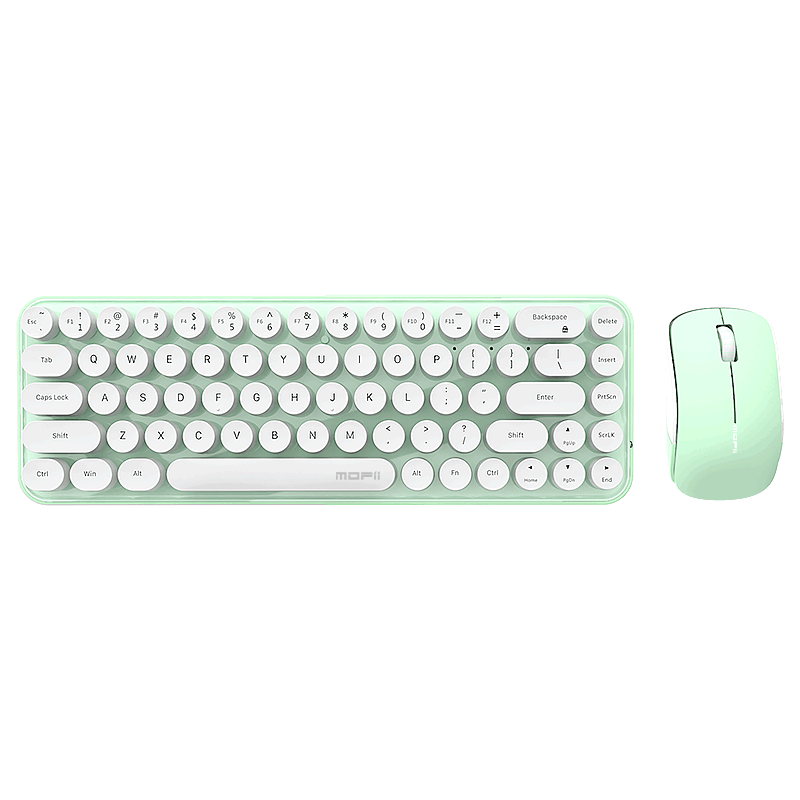 MOFII Wireless Keyboard and Mouse Set - Green