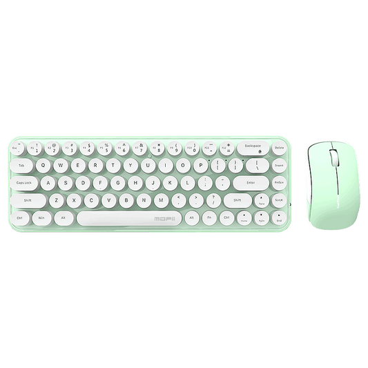 MOFII Wireless Keyboard and Mouse Set - Green