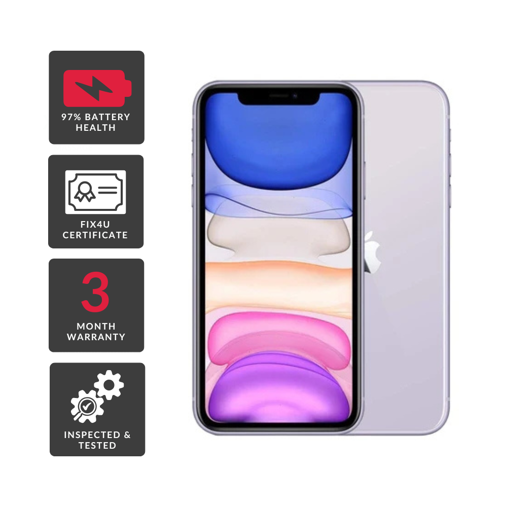Apple iPhone 11 64GB - Purple, Premium Grade