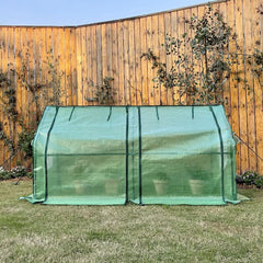 PE Tunnel Garden Greenhouse with window 180x90x90cm