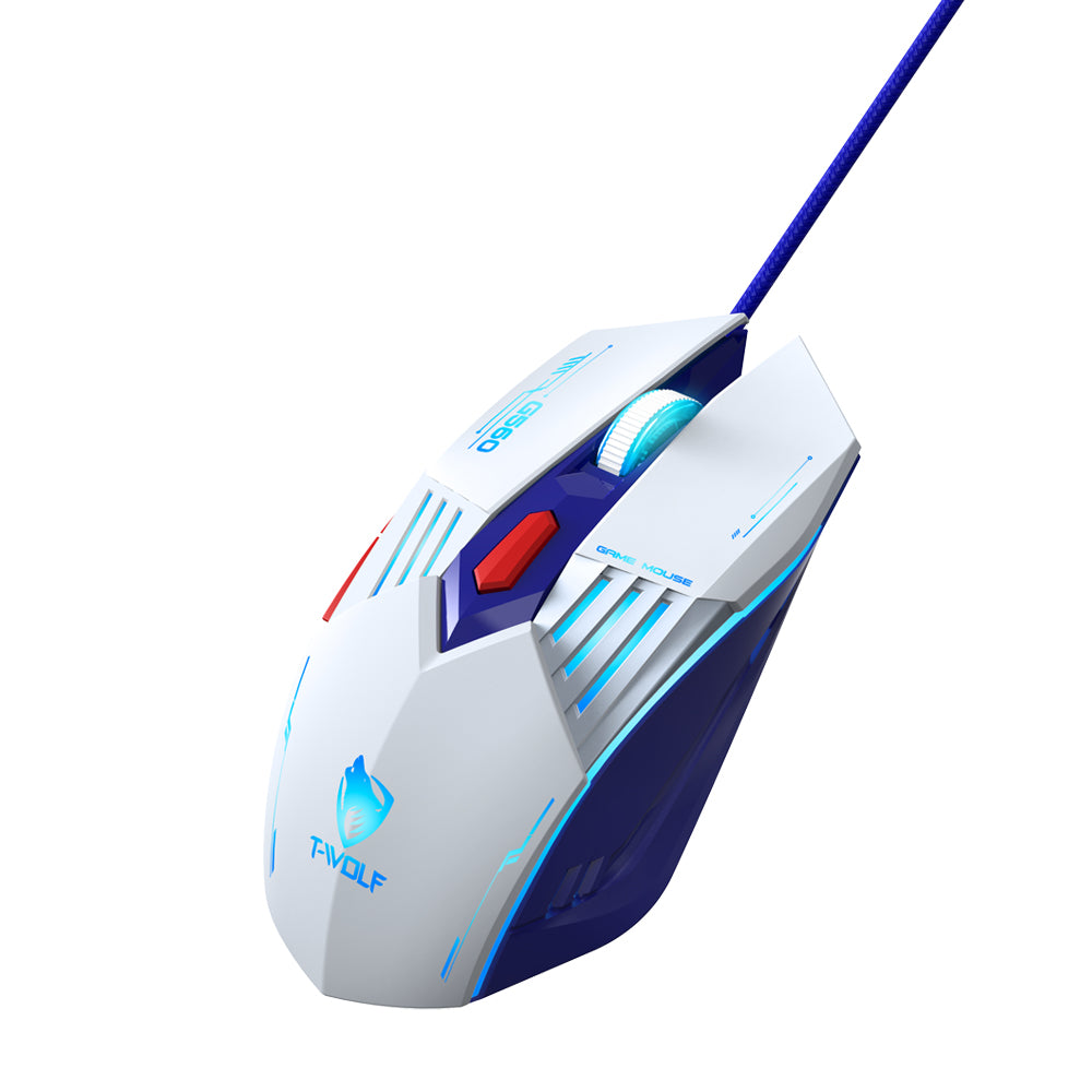 T-WOLF G560 Wires Gaming Mouse with RGB Lighting