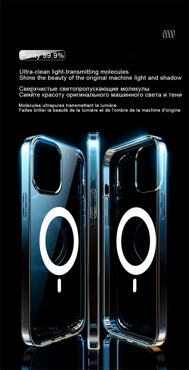 Clear MagSafe Shockproof Case for iPhone 11 Pro
