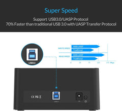 ORICO 6619US3 SuperSpeed USB3.0 SATA Hard Drive Docking Station