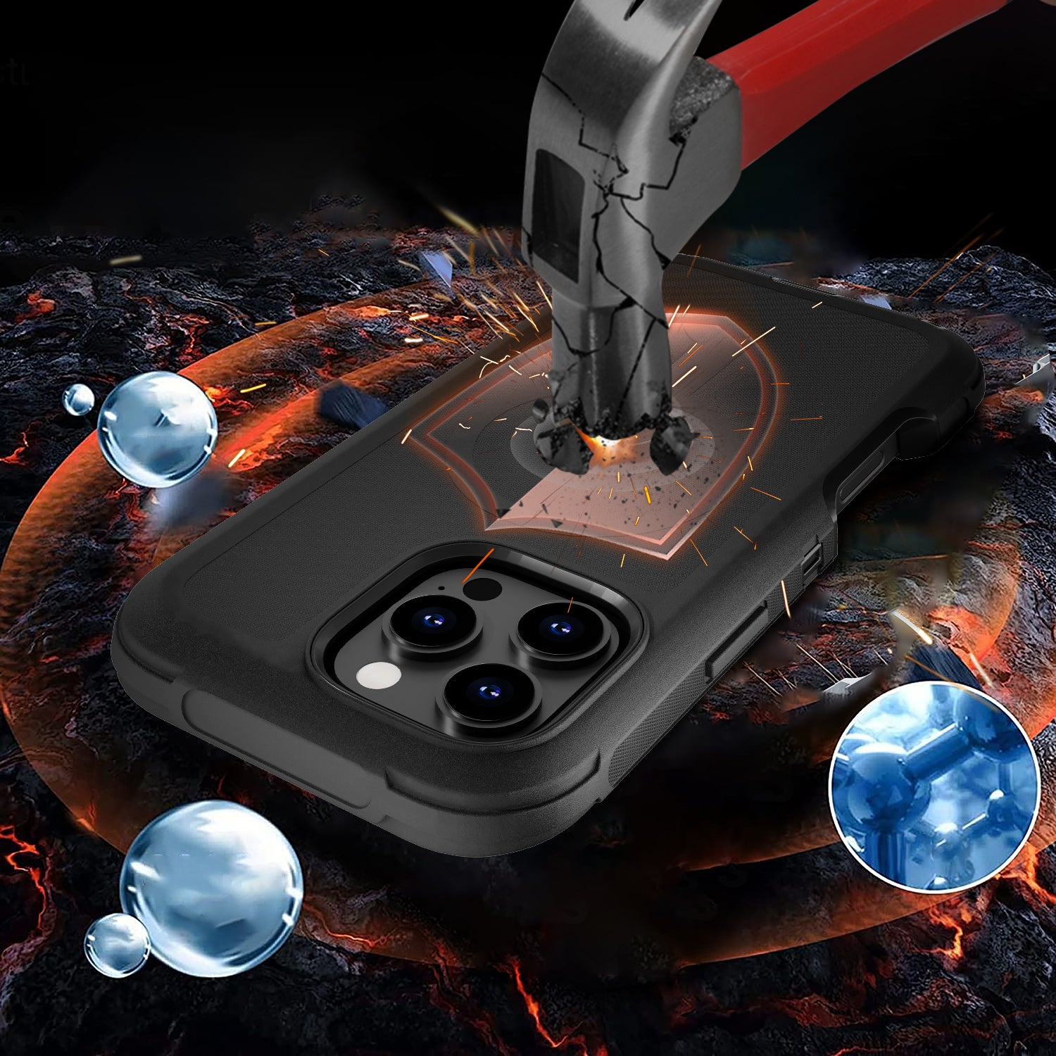 Titan Armour MagSafe Case for iPhone 17 Heavy Duty Military-Grade Shield