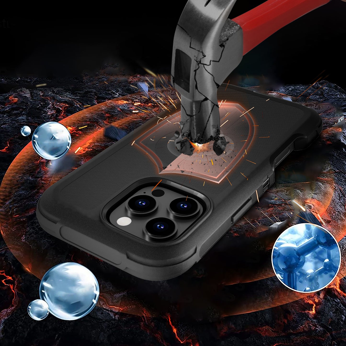 Titan Armour MagSafe Case for iPhone 17 Heavy Duty Military-Grade Shield