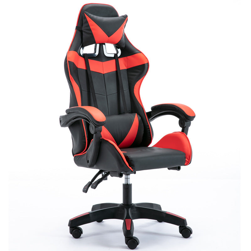 Gaming Chair with Headrest and Lumbar Support Black & Red