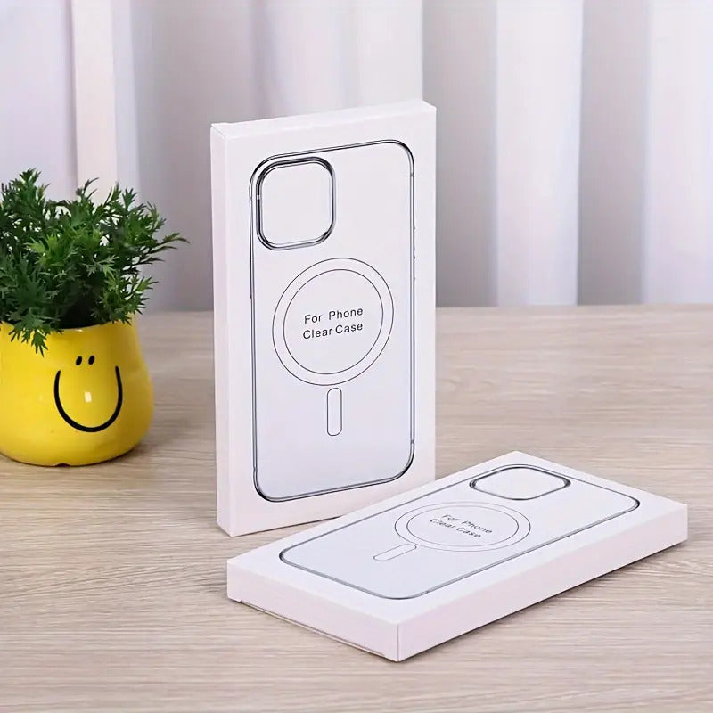Clear Magnetic MagSafe Shockproof iPhone Case for iPhone 14 Pro
