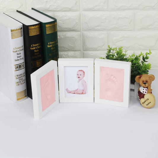 Baby finger plaster foot photo frame