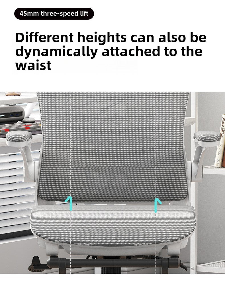 4D Adjustable Ergonomic Office Chair with foot support