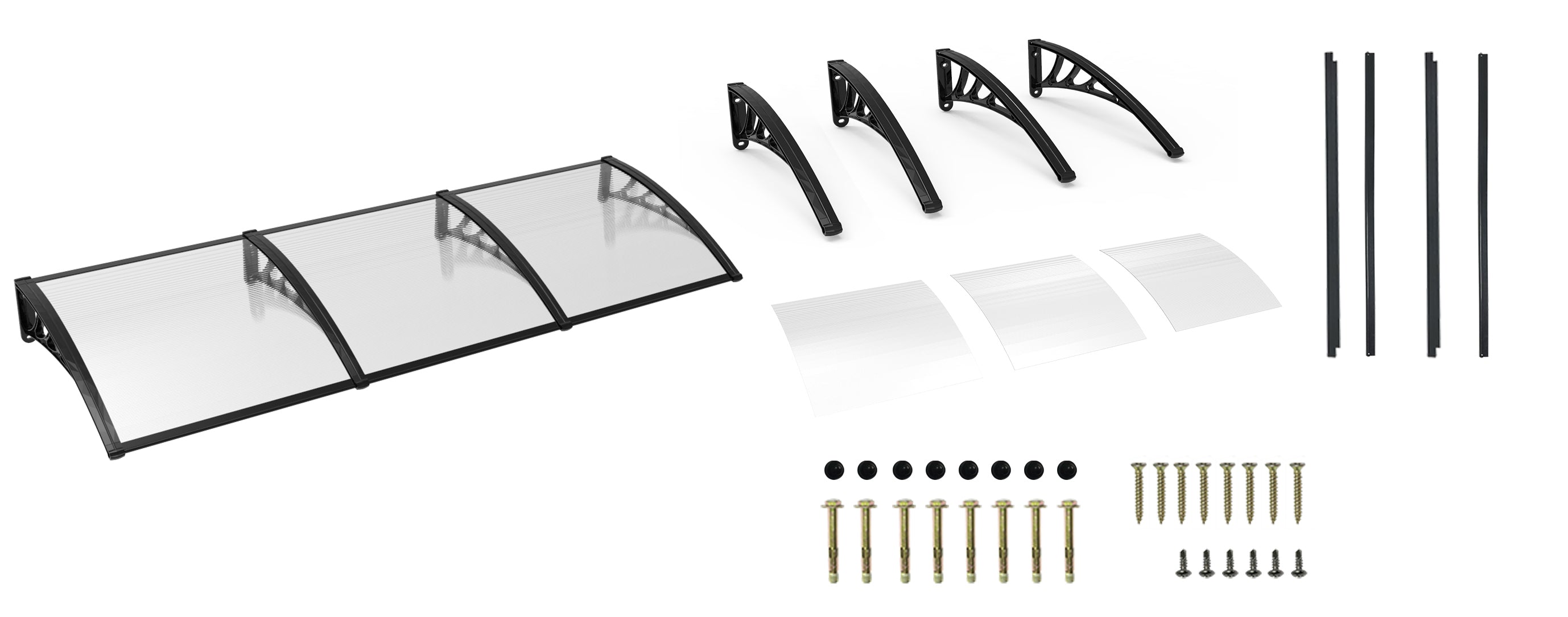 Industrial-level Window Canopy Awning 3M x 1M