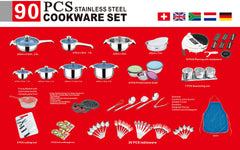 90 PIECES KITCHENWARE SET