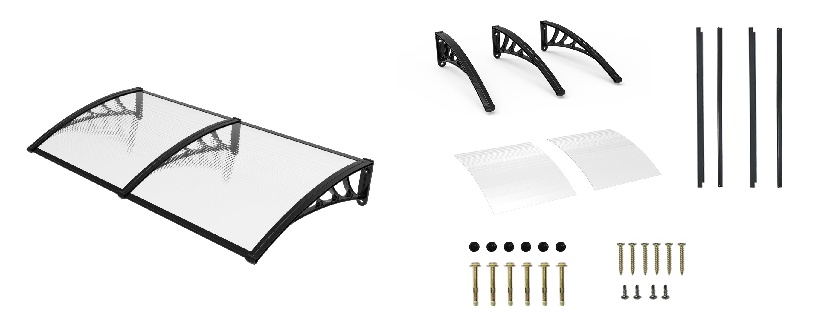 Window Canopy Awning 1.5M x 1M