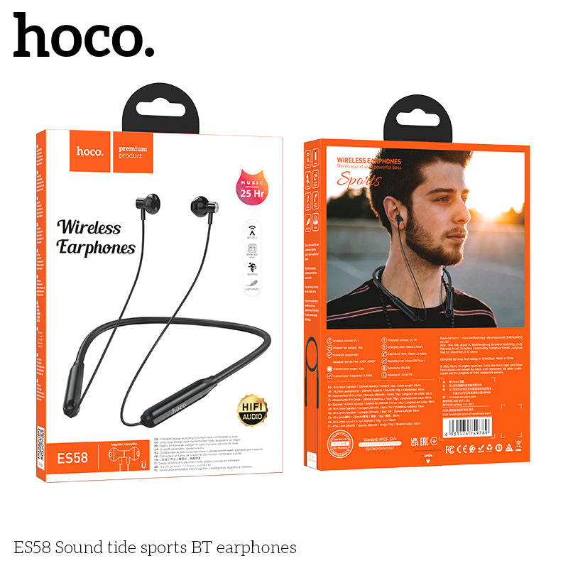 Hoco ES58 Sports Bluetooth Headset - Black