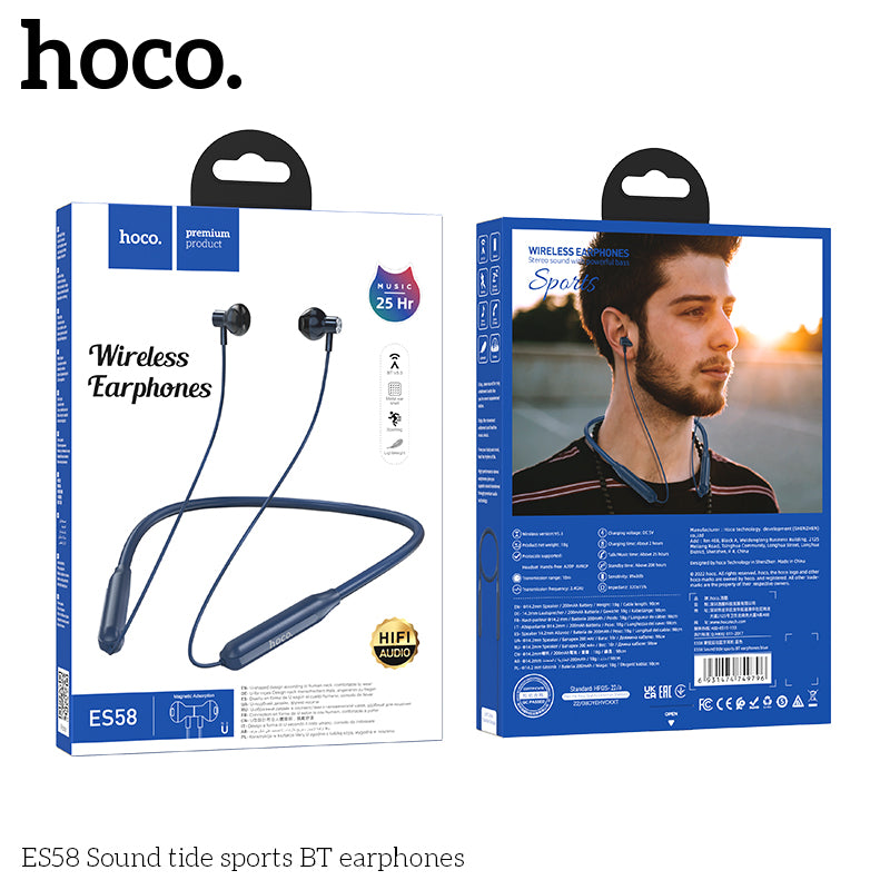 Hoco ES58 Sports Bluetooth Headset - Black