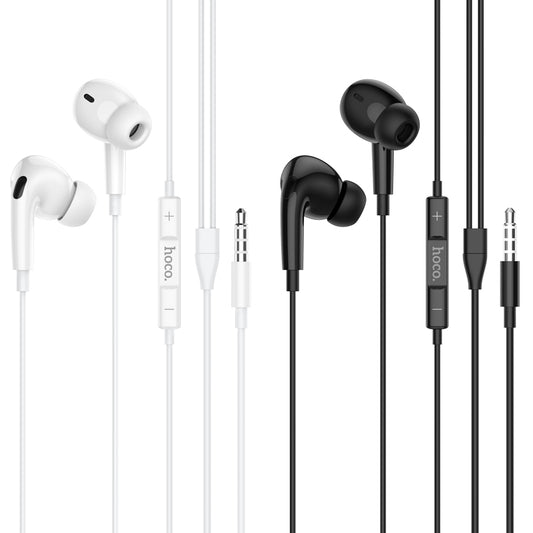 hoco. Crystal 3.5mm Earphones with Microphone M101 Pro White