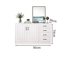 Shoe Cabinet, Bathroom Storage with Drawers