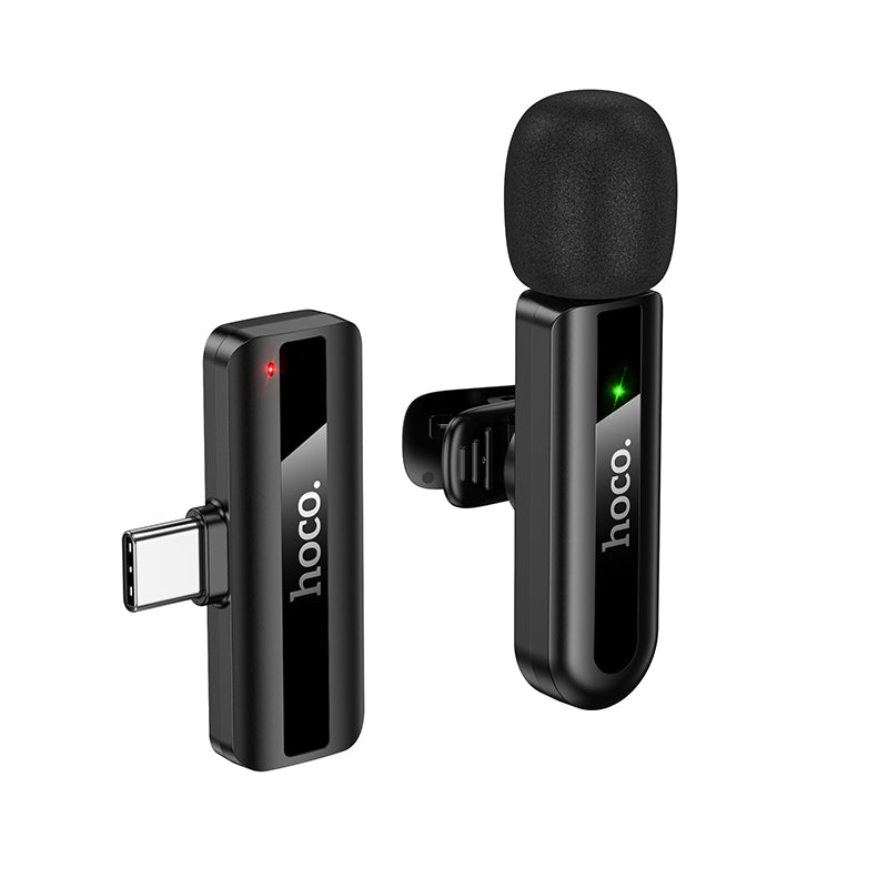 hoco. Type-C Fair Lavalier Wireless Microphone for iPhone and Android L20