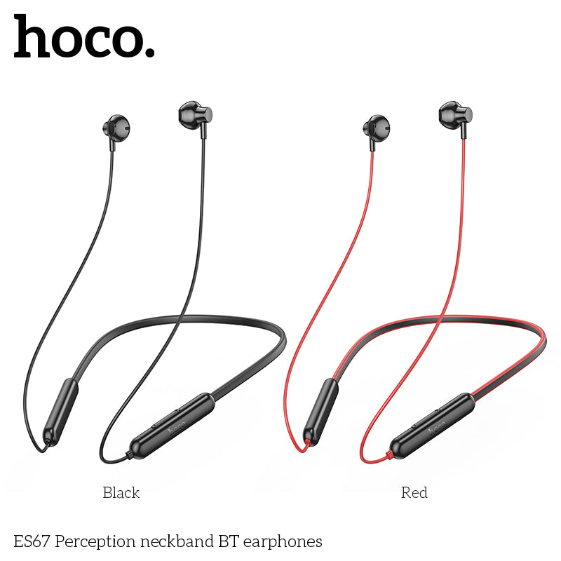 hoco. ES67 YUE SEE Neck-Mount Bluetooth Headset Black