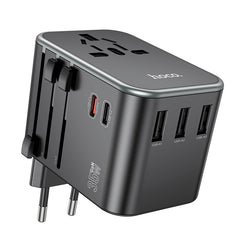 hoco. AC19 5-port Travel Universal conversion charger 35WPD Black