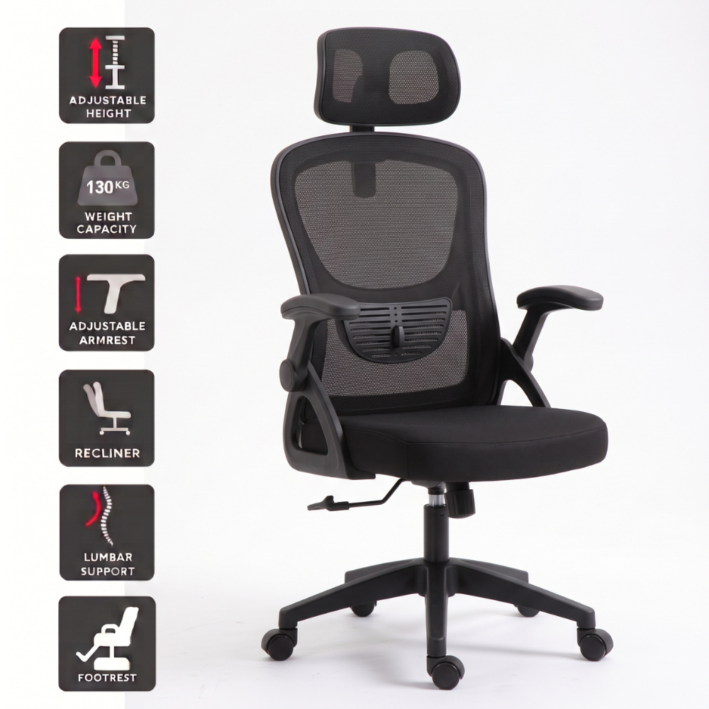 Ergonomic Gaming Chair O88 - Black