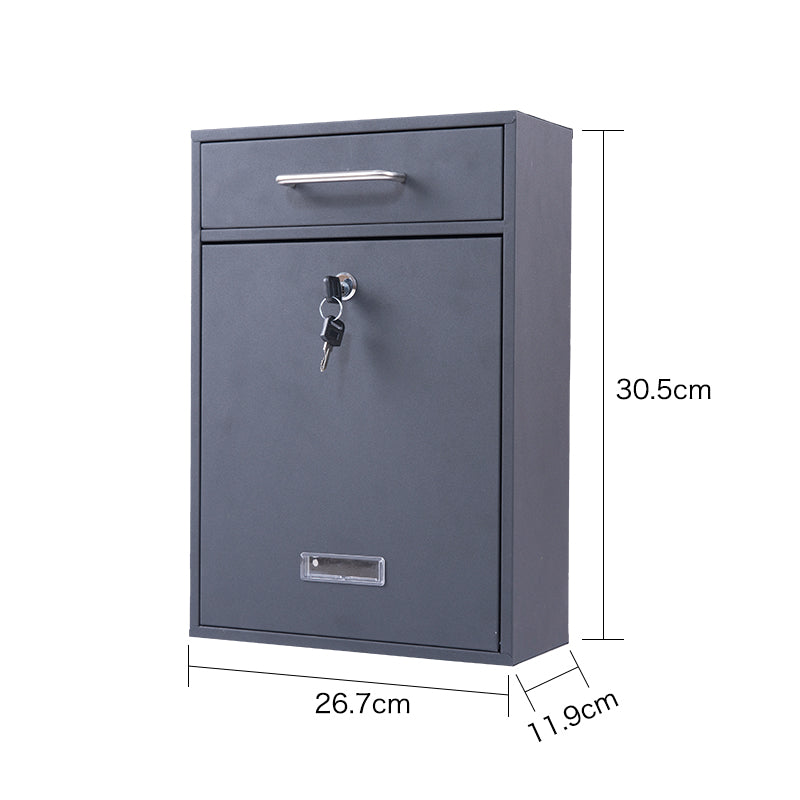 Wall Mounted Vertical Mailbox with Handle
