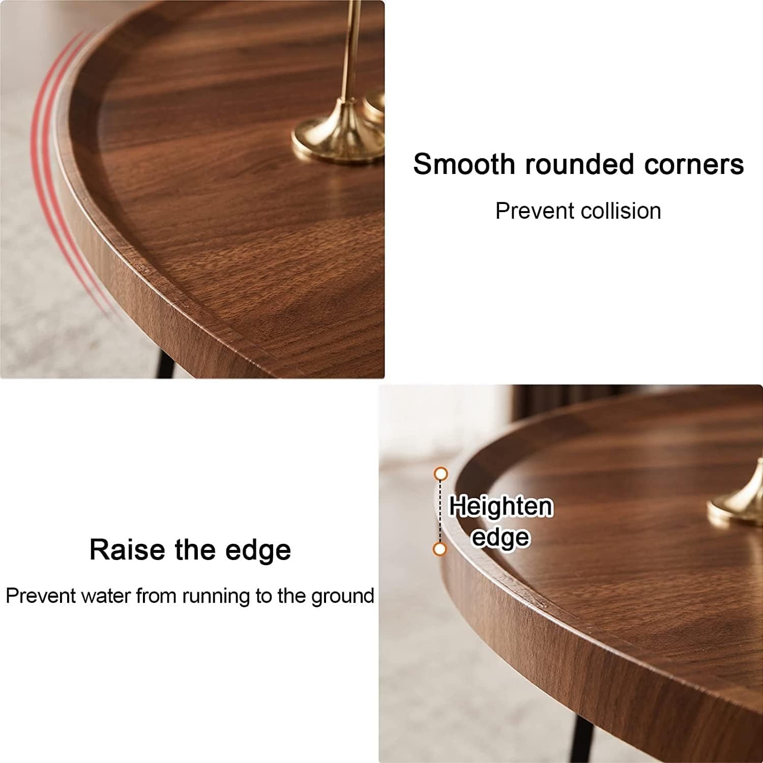 VASAGLE Coffee Table Side Table Set