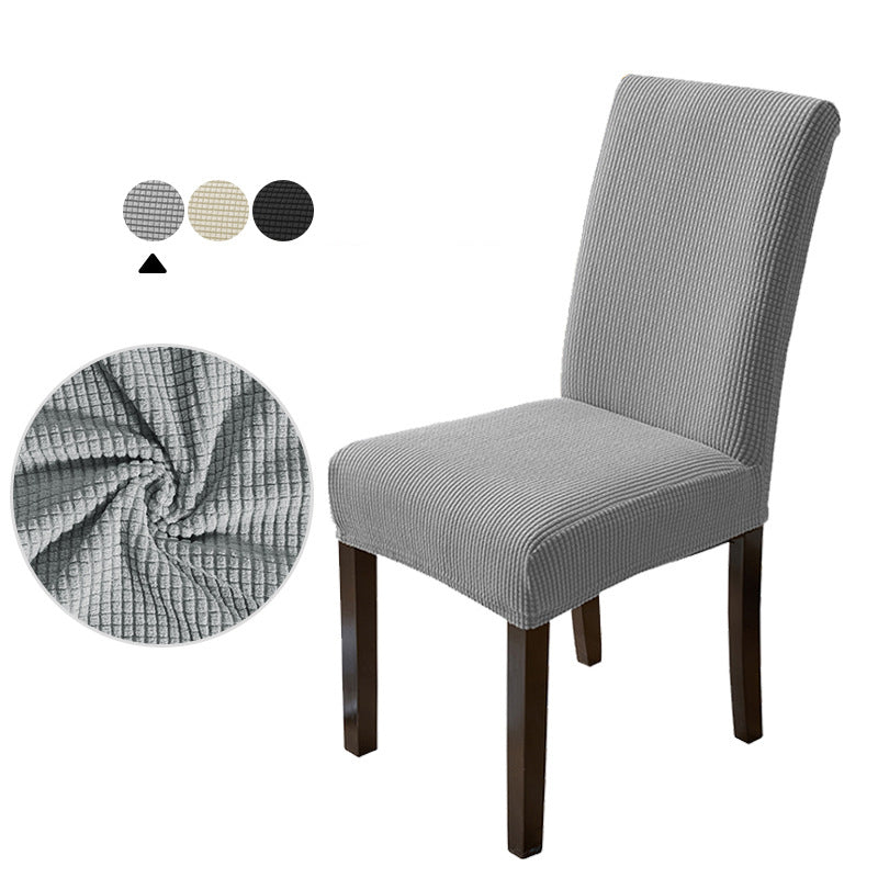 4PCs Waterproof Dinning Chair Covers Grey