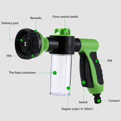 8 In 1 Pressure Hose Nozzle Foam Gun