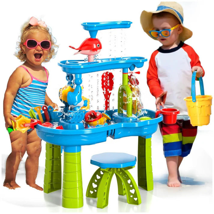 3-Tier Sand and Water Table Beach Toys