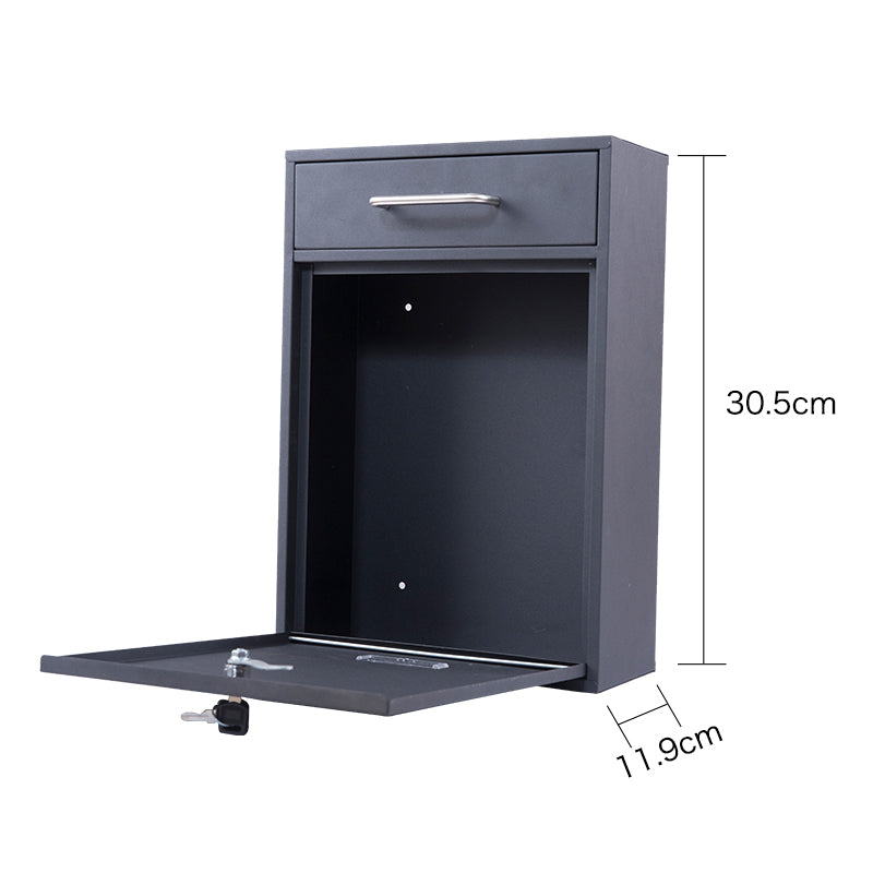 Wall Mounted Vertical Mailbox with Handle