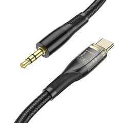 hoco. UPA25 Type-C TO AUX Cable Black