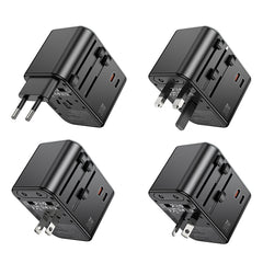 hoco. AC19 5-port Travel Universal conversion charger 35WPD Black