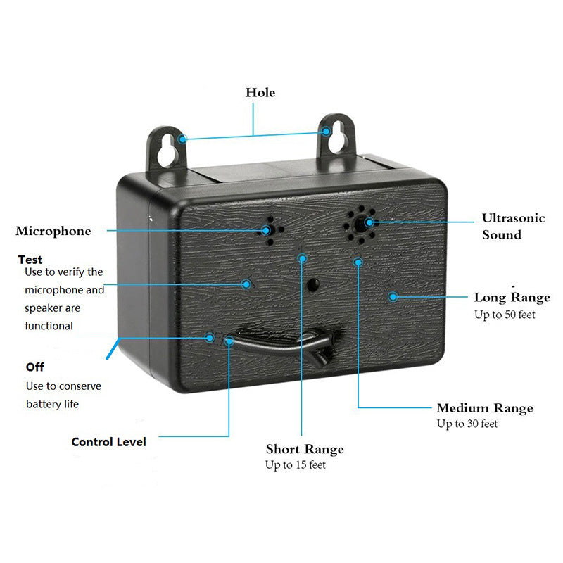 Ultrasonic Anti Dog Barking Device Silencer