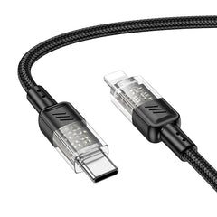 hoco. U129 type-c to iPhone PD Charging Cable Black