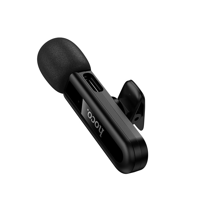 Hoco L20 Lightning Wireless Lavalier Microphone for iPhone