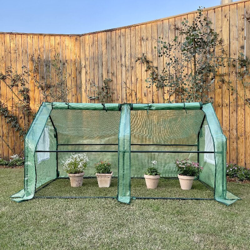 Tunnel Garden Greenhouse with window 180x90x90cm