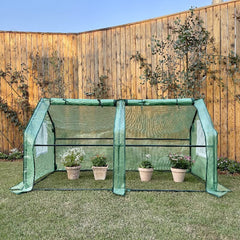 PE Tunnel Garden Greenhouse with window 180x90x90cm