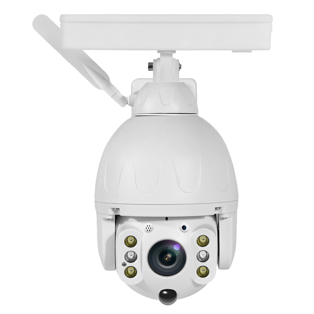 Fix4U 4G Solar Security Camera - 4MP, PIR AI Human Detection