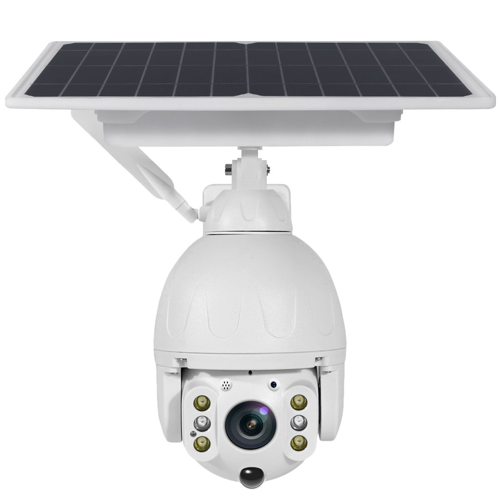 FIX4U Solar-powered 4G Security Cameras With PIR AI Human Detection 4MP