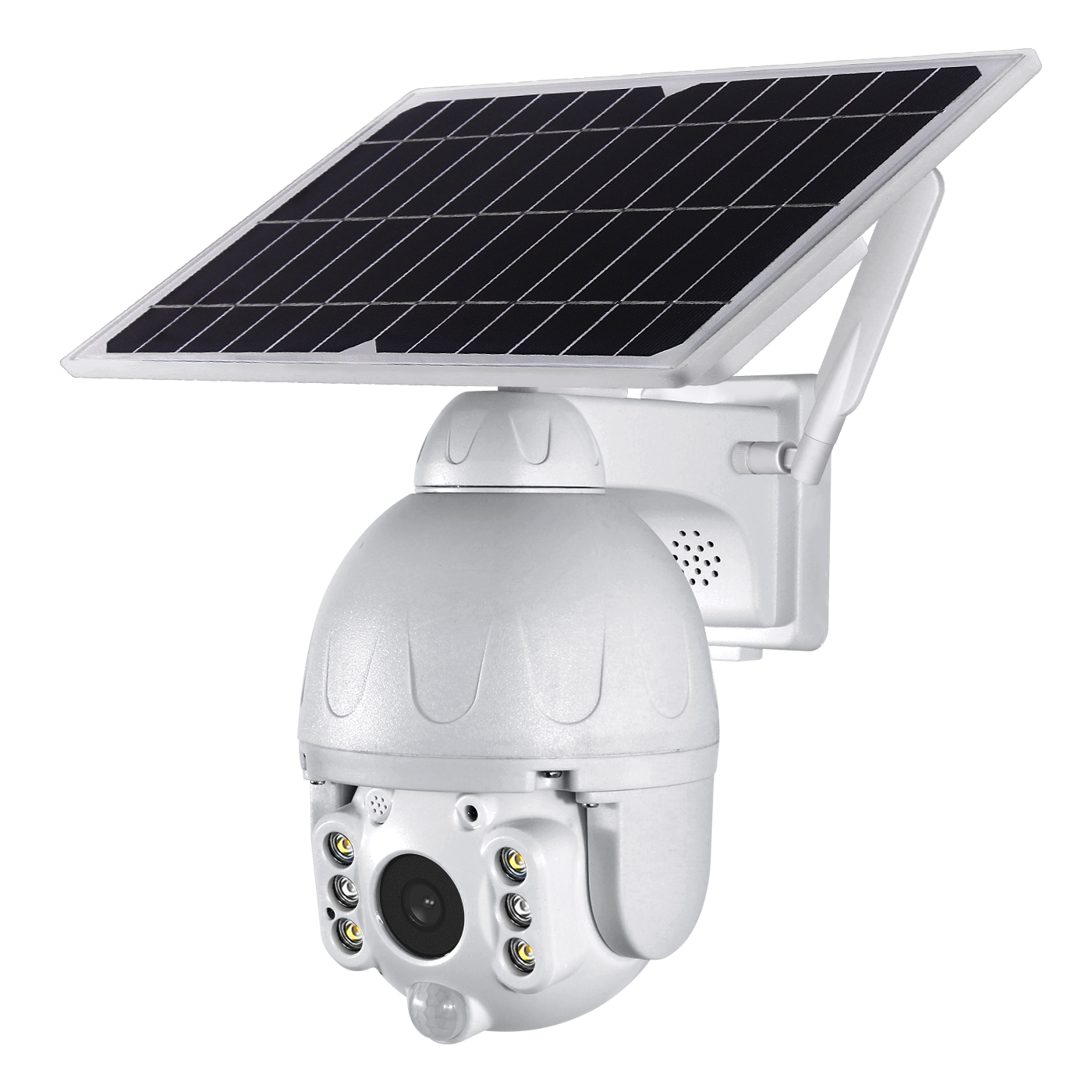 FIX4U Solar-powered 4G Security Cameras With PIR AI Human Detection 4MP