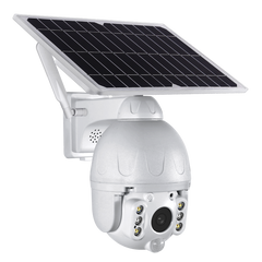 FIX4U Solar-powered 4G Security Cameras With PIR AI Human Detection 4MP