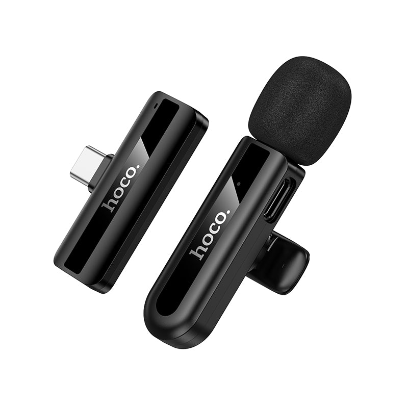 hoco. Type-C Fair Lavalier Wireless Microphone for iPhone and Android L20