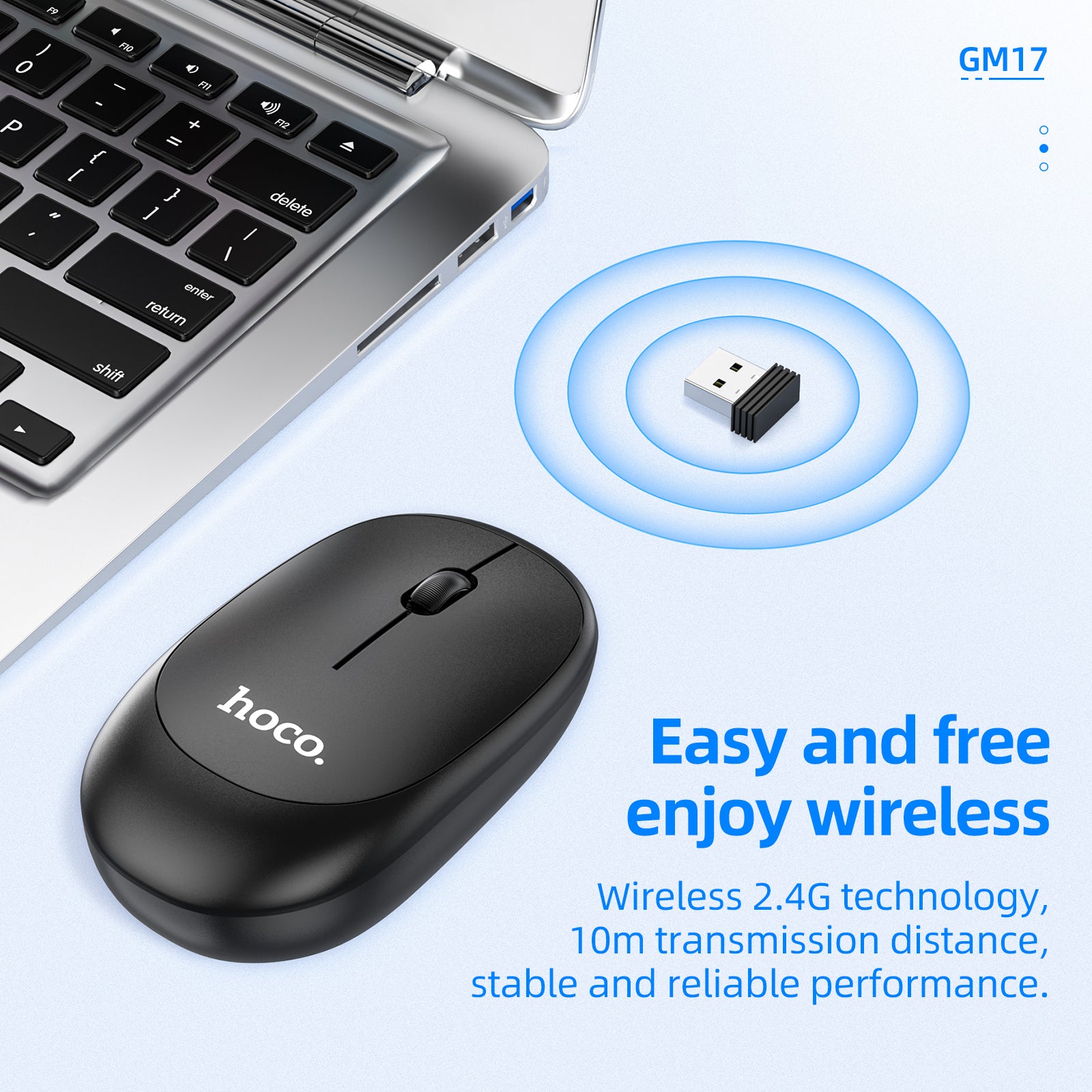 Hoco Wireless Business Keyboard and Mouse Combo GM17