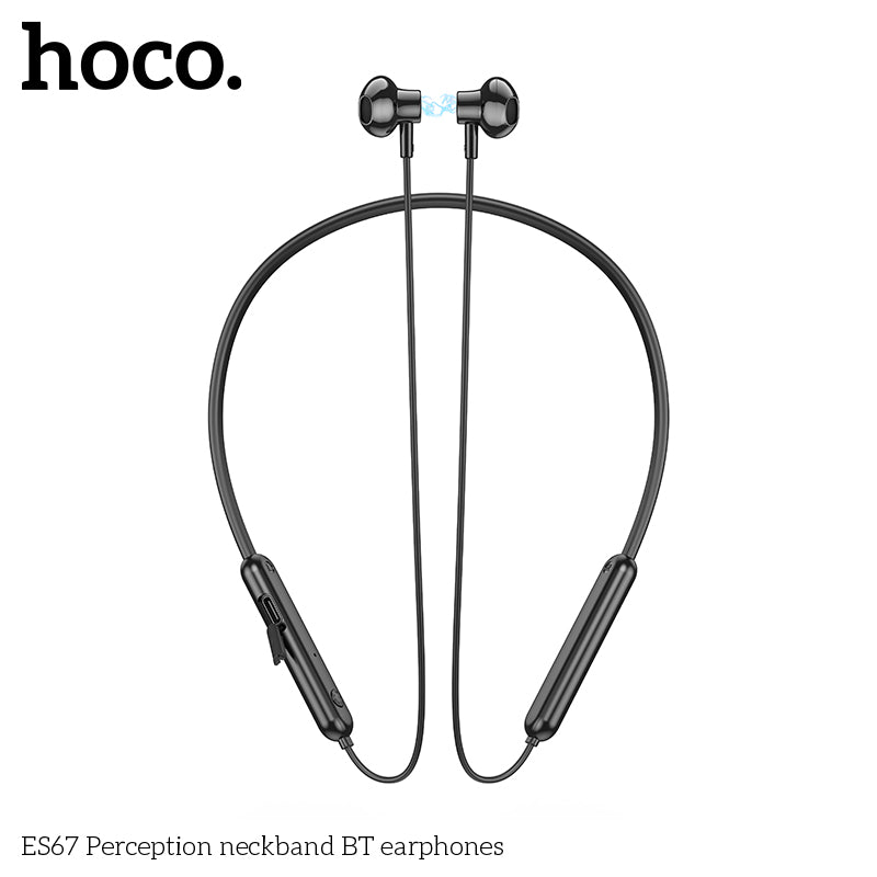 hoco. ES67 YUE SEE Neck-Mount Bluetooth Headset Black