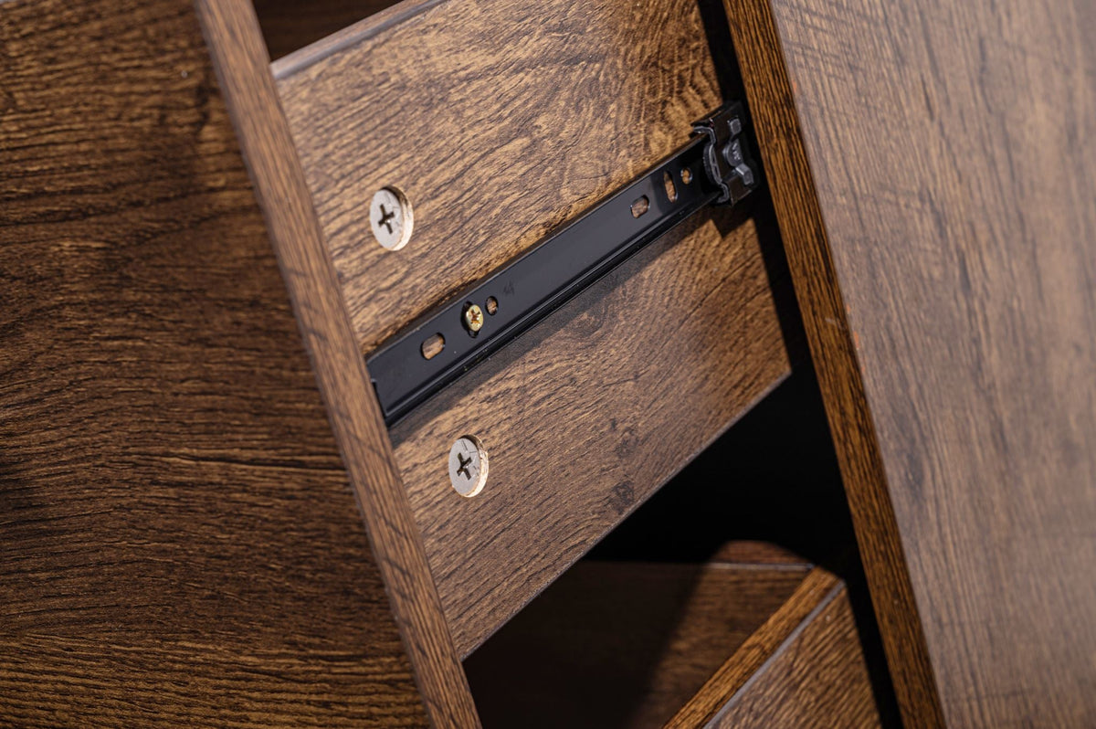 'Althea' Wallnut color Five Drawers