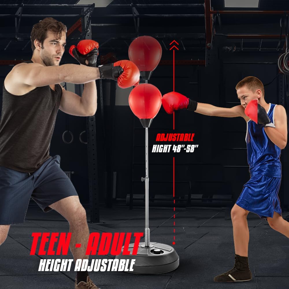 Punching Bag with Stand, Boxing Bag for Teens & Adults