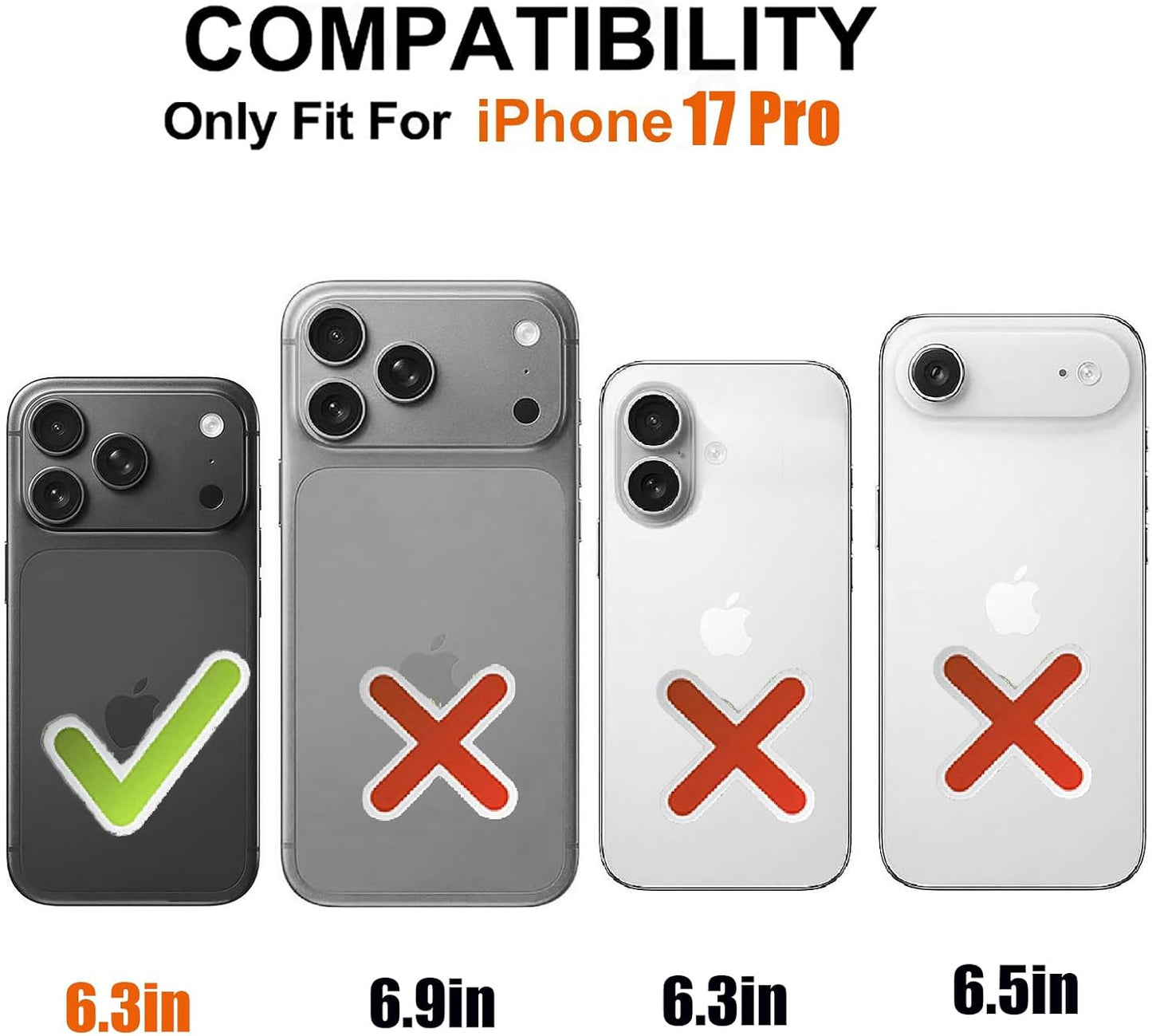 Shockproof TPU Corner Protector Clear Case for iPhone 17 Pro Case
