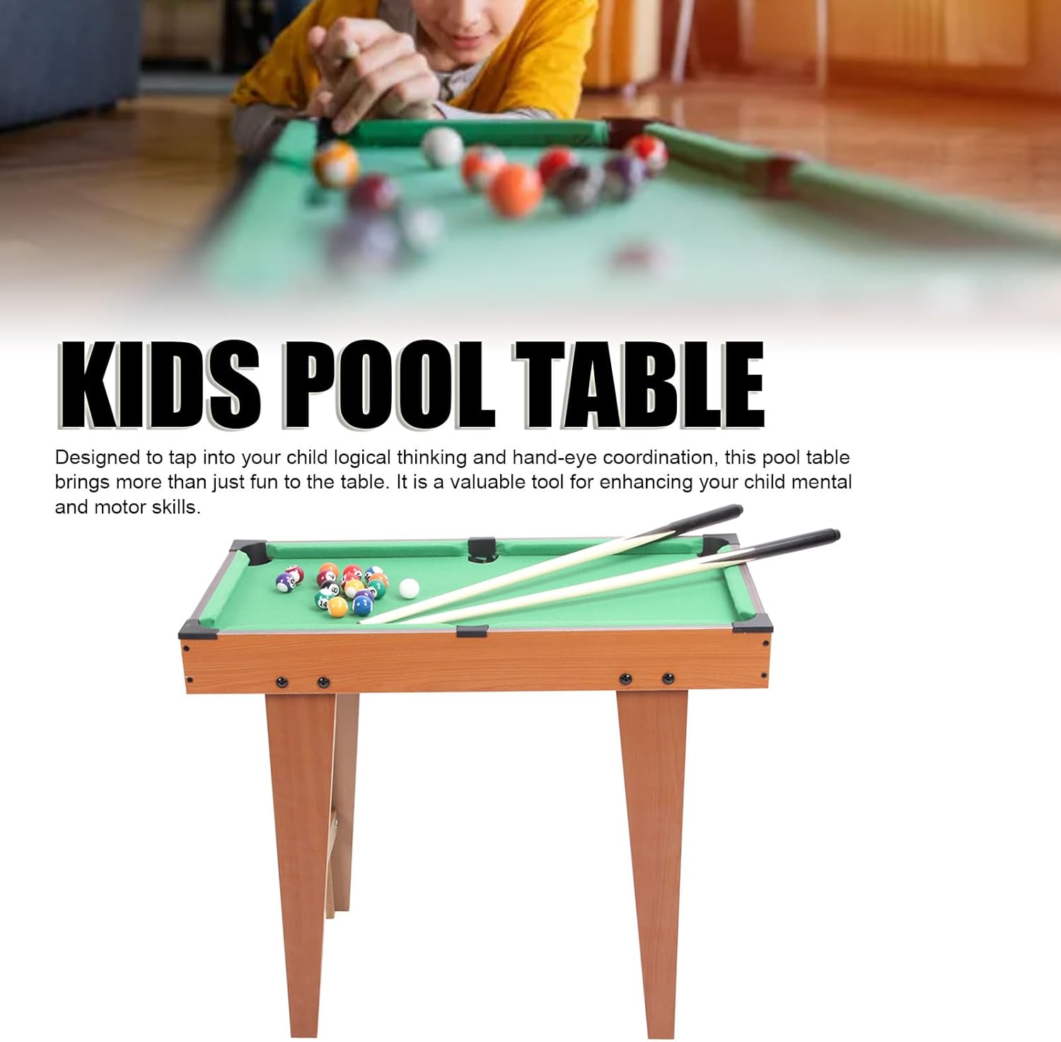 Kids Mini Snooker Pool Table Toys