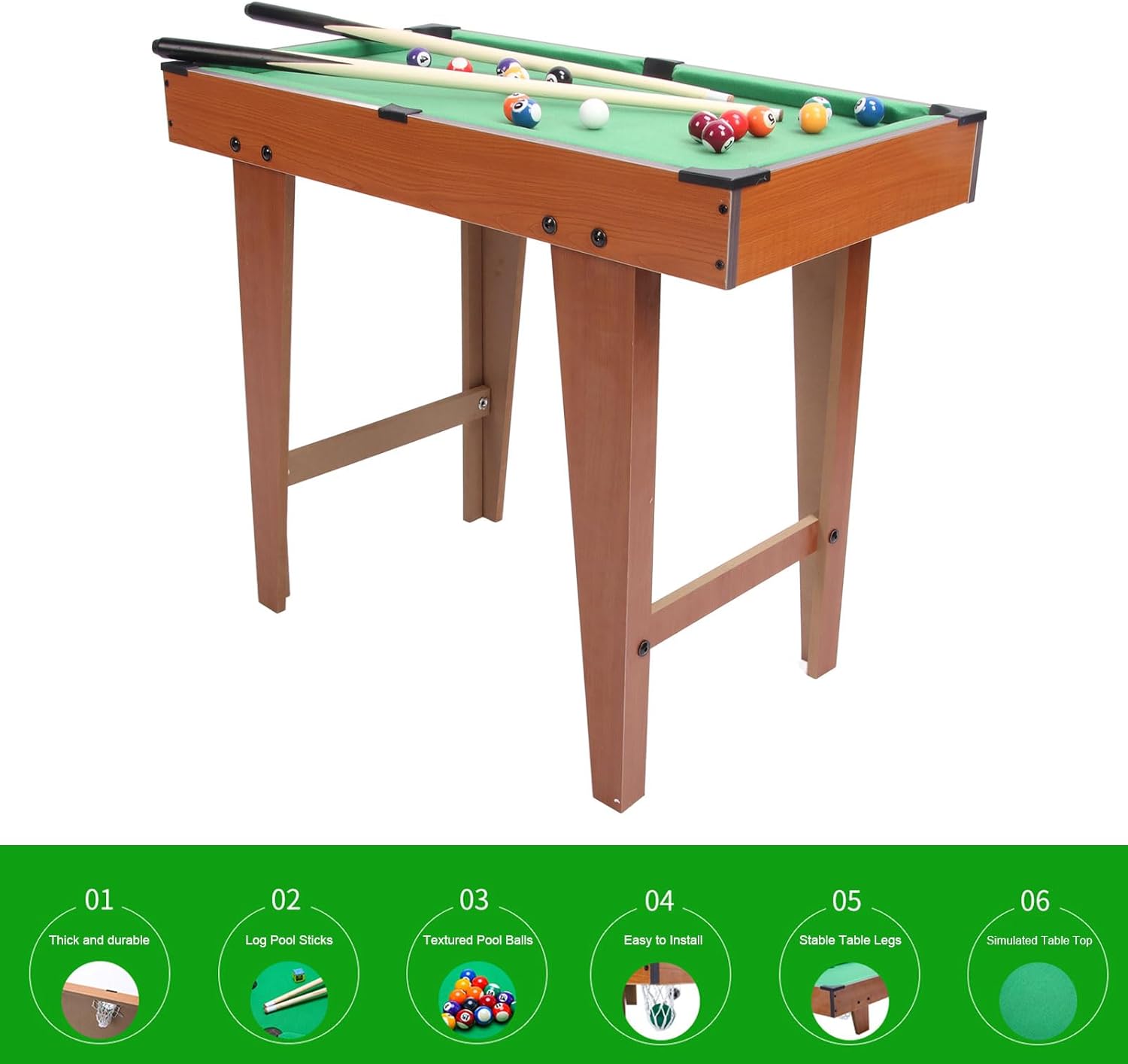 Kids Mini Snooker Pool Table Toys