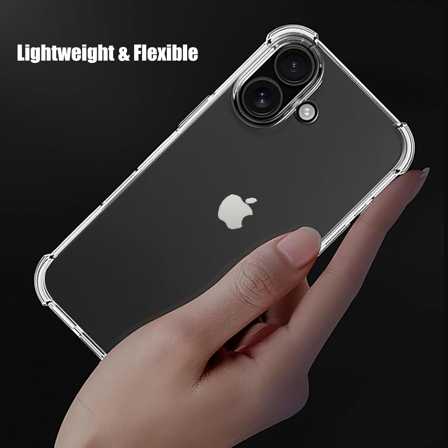 Shockproof TPU Corner Protector Clear Case for iPhone 17 Case